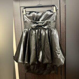 Babydoll Black Strapless Dress Size M